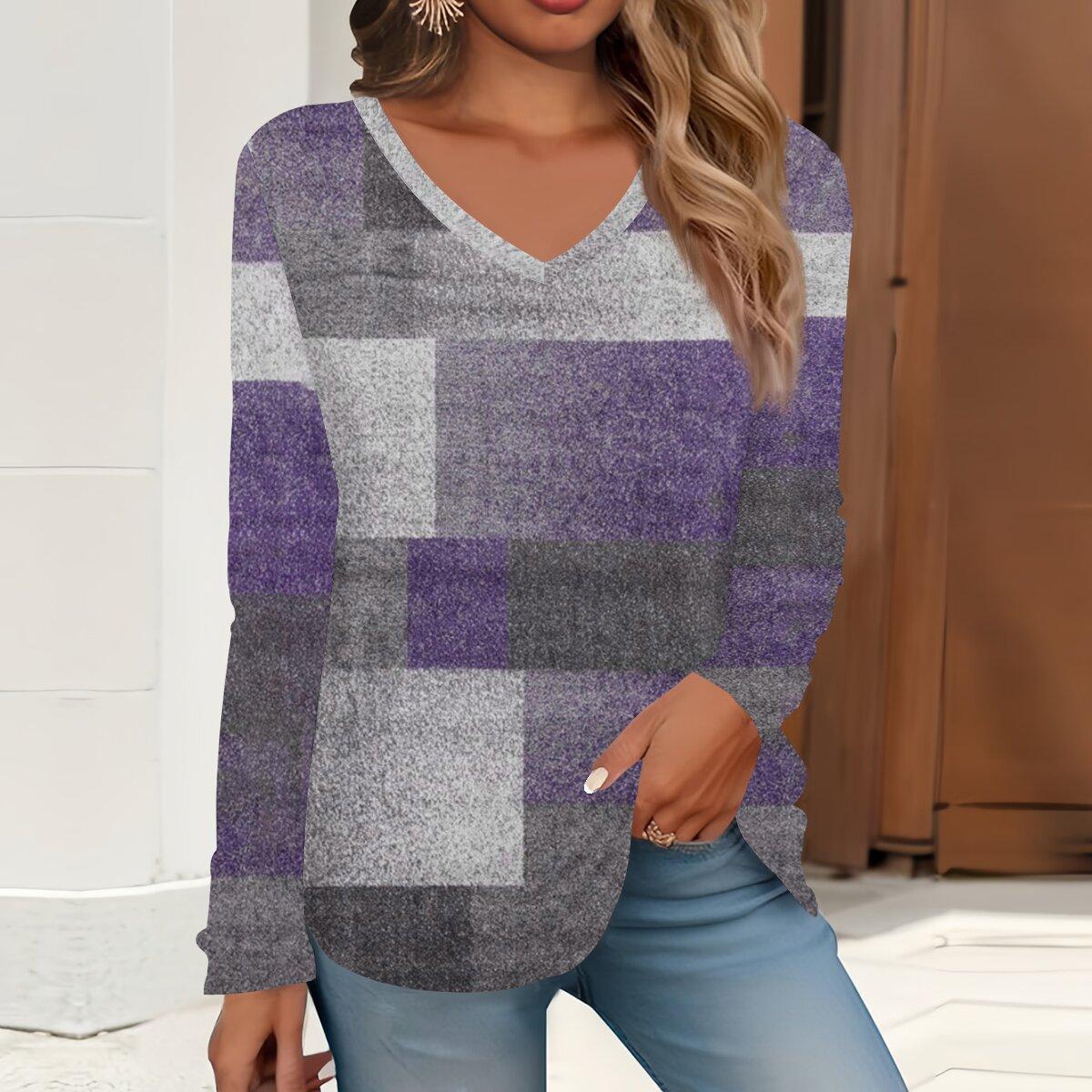 2023 весна и осень новая мода с длинным рукавом повседневная футболка с v-образным вырезом и принтом
2023 весна и осень новая мода с длинным рукавом повседневная футболка с v-образным вырезом и принтом