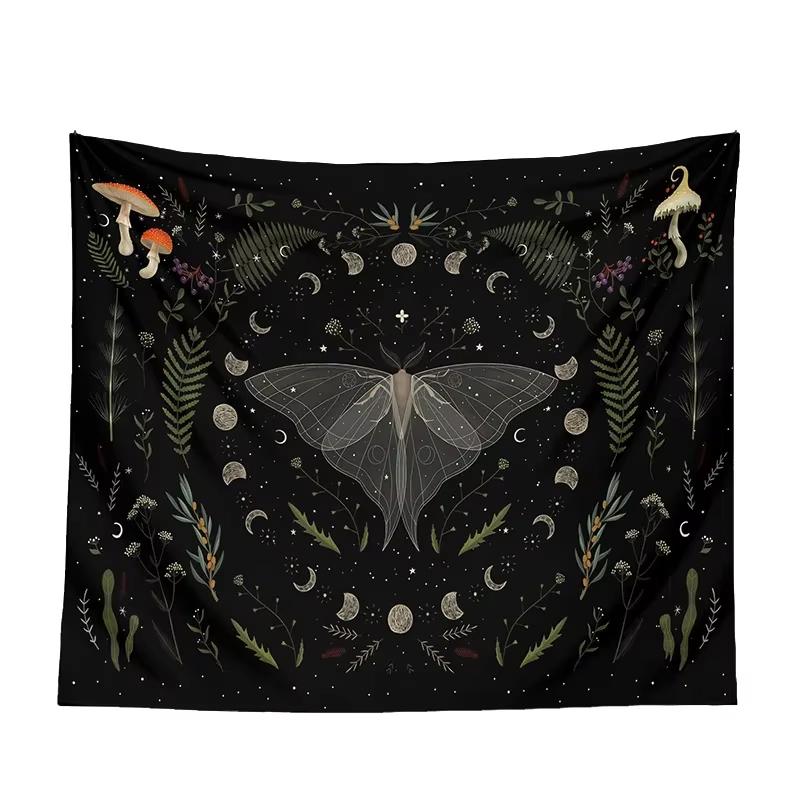 Moon Phase Moth Plant Goddess Tapestry Wall Hanging Aesthetic Decor for Living Room Dormitory MushroomInspired Home Decor 74x94cm(29x37in)
Moon Phase Moth Plant Goddess Tapestry Wall Hanging Aesthetic Decor for Living Room Dormitory MushroomInspired Home Decor 74x94cm(29x37in)