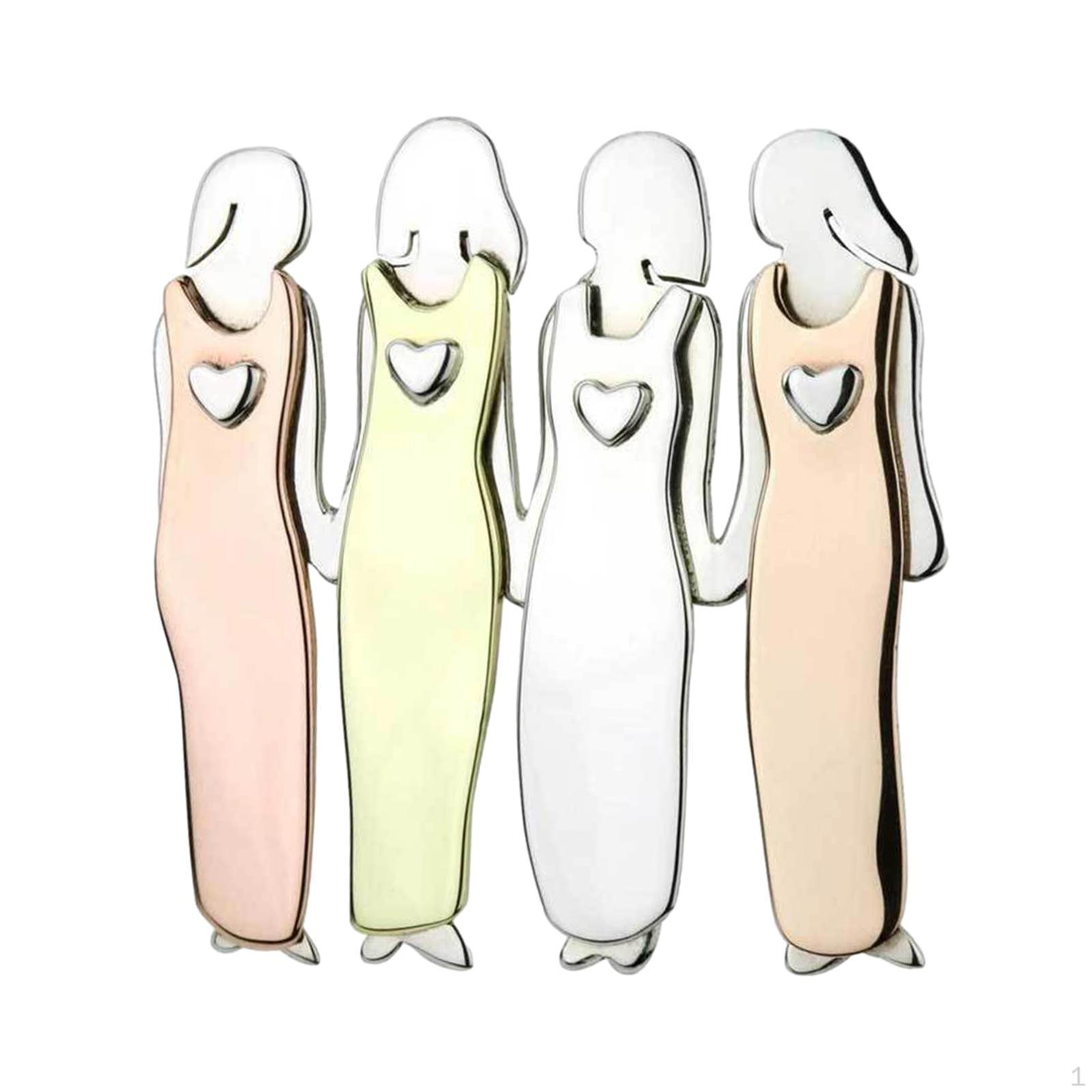 "Sisters" Brooch, "Best Friends" Pin, Brooch for Women And Girls, Elegant 4 persons
"Sisters" Brooch, "Best Friends" Pin, Brooch for Women And Girls, Elegant 4 persons