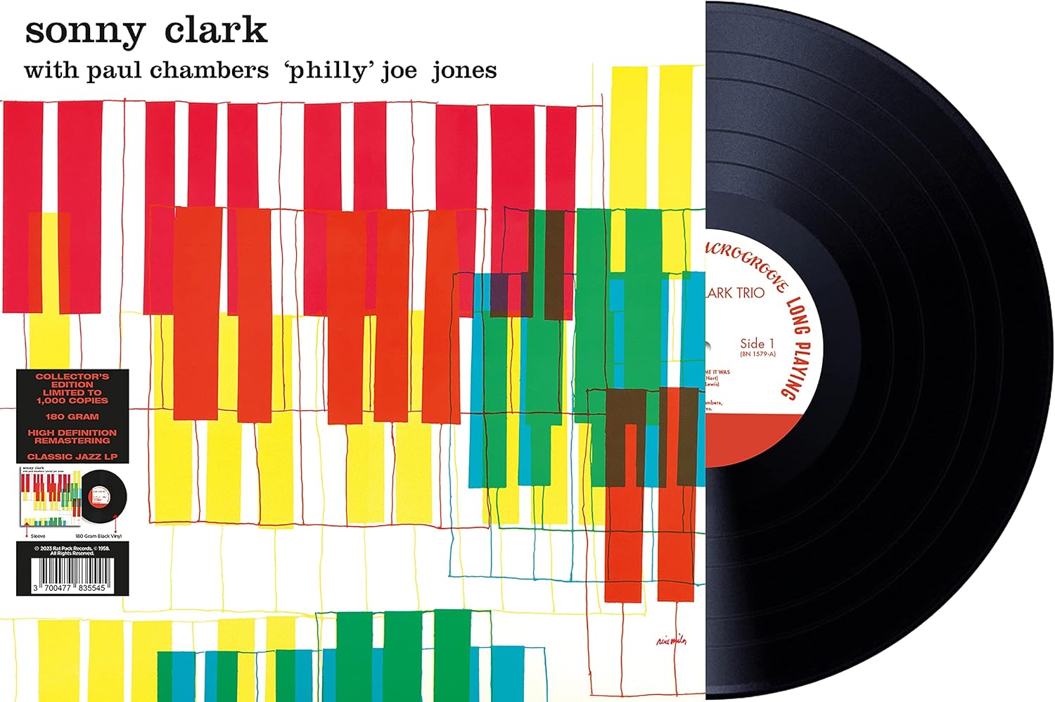 LP Record SONNY CLARK TRIO - Sonny Clark Trio BLP1579 Rat Pack Record 2023 France Jazz
LP Record SONNY CLARK TRIO - Sonny Clark Trio BLP1579 Rat Pack Record 2023 France Jazz