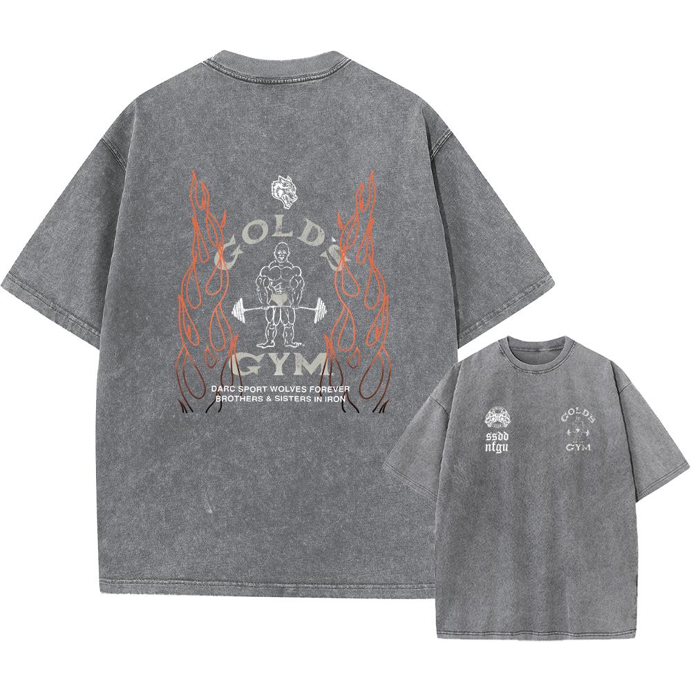 Mens Pure Cotton Washed TShirt Outdoor Casual Distressed Fitness Flame Print Short Sleeved Loose Breathable Sports Top S
Mens Pure Cotton Washed TShirt Outdoor Casual Distressed Fitness Flame Print Short Sleeved Loose Breathable Sports Top S
