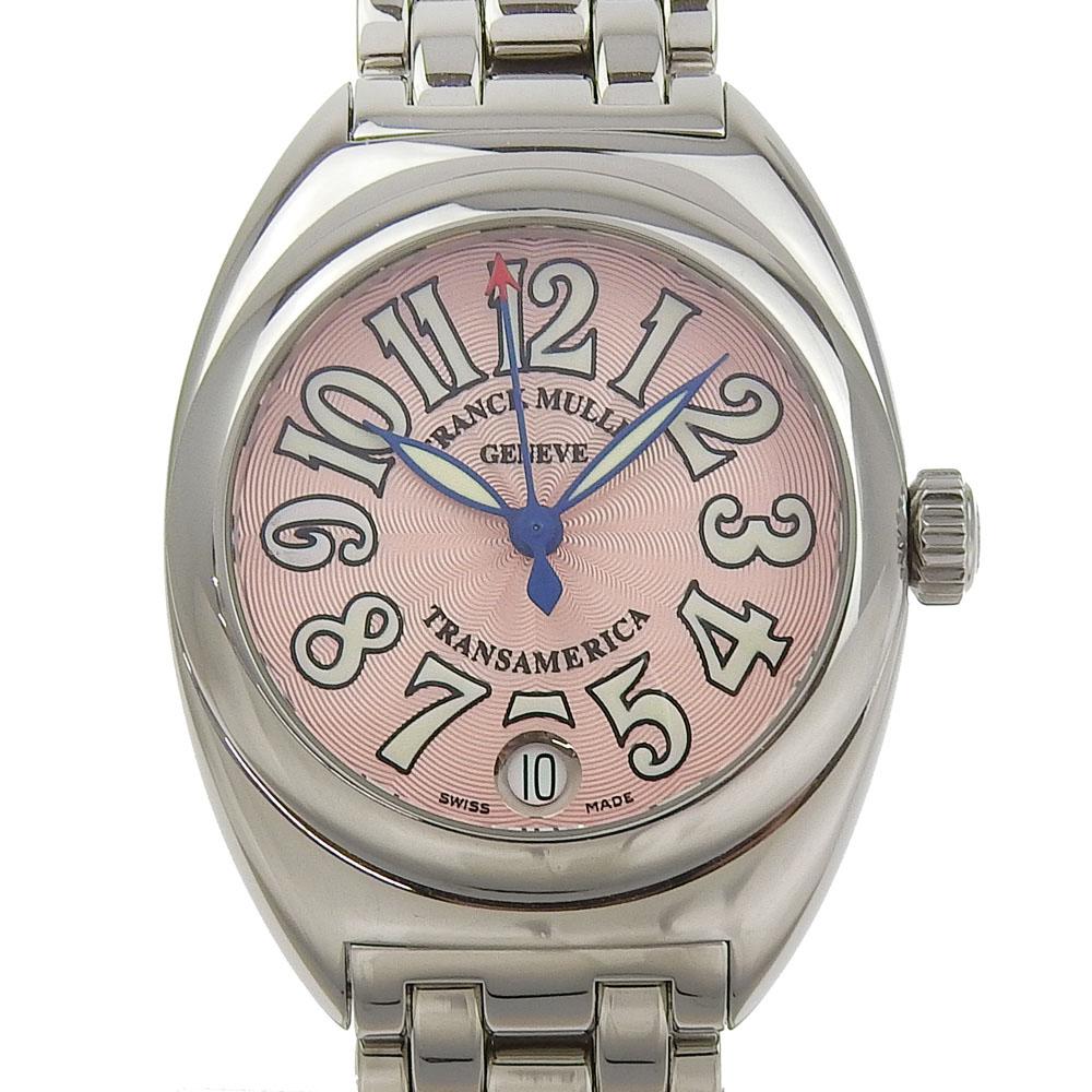 FRANCK MULLER Trans America Watches 2000L pinkDial Stainless Steel Mechanical Automatic Boys Used
FRANCK MULLER Trans America Watches 2000L pinkDial Stainless Steel Mechanical Automatic Boys Used