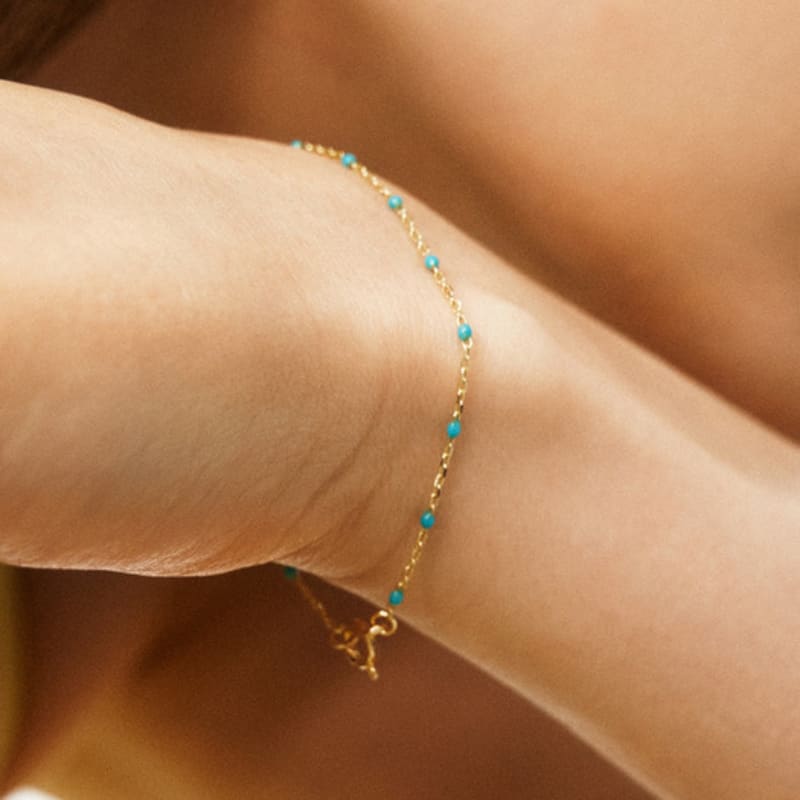 LUNNE 14k Color Point Layered Chain Bracelet (14k Gold) #LFB02 white
LUNNE 14k Color Point Layered Chain Bracelet (14k Gold) #LFB02 white