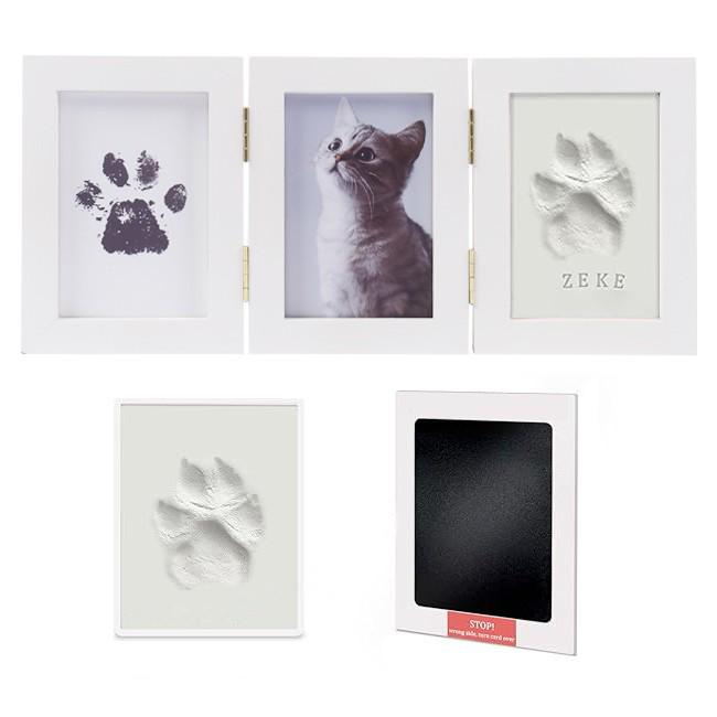 Pet Paw Print Memorial Photo Frame with DIY Ink Pad for Cats and Dogs - No Wash Needed
Pet Paw Print Memorial Photo Frame with DIY Ink Pad for Cats and Dogs - No Wash Needed