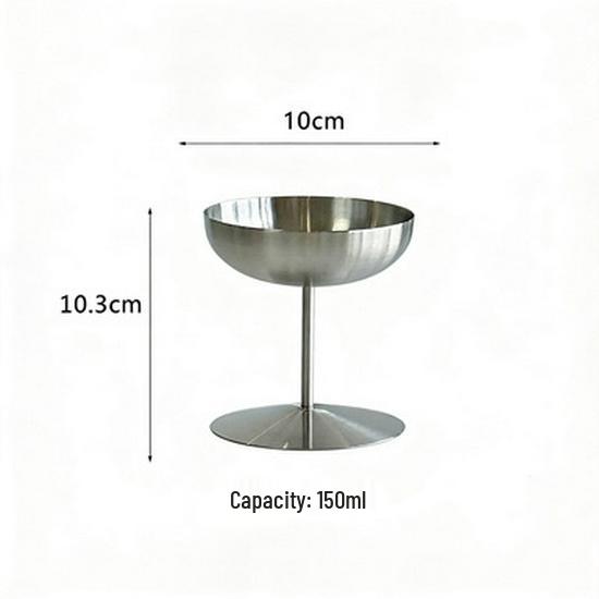 304 Stainless Steel Dessert Bowl: Perfect for Salads, Ice Cream, Popsicles, Fruit, and Pudding. Stainless Steel
304 Stainless Steel Dessert Bowl: Perfect for Salads, Ice Cream, Popsicles, Fruit, and Pudding. Stainless Steel