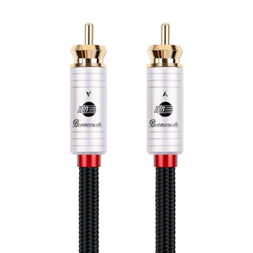 JIB RCA to RCA coaxial audio cable compatible with 1m length (male) (male) cable, subwoofers, amplifiers, DVDs, Blu-ray players, HDTVs, etc. /
JIB RCA to RCA coaxial audio cable compatible with 1m length (male) (male) cable, subwoofers, amplifiers, DVDs, Blu-ray players, HDTVs, etc. /