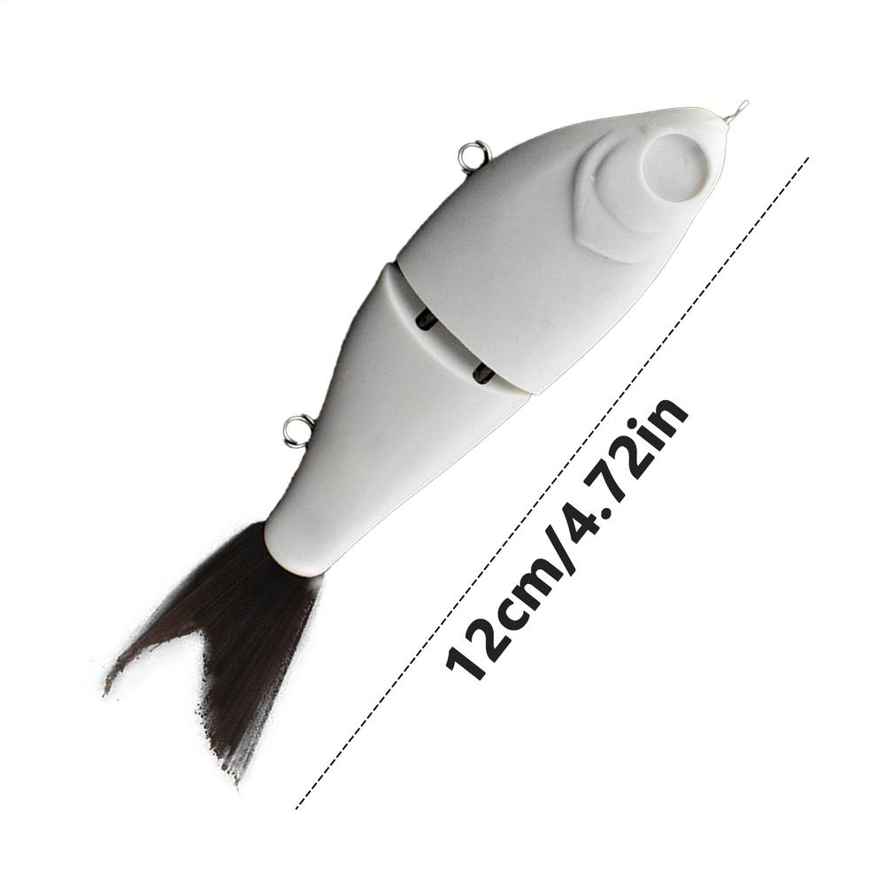120mm Slow Sinking SwimBaits Fishing Lures Whopper Vibration Soft Tail Wobblers Fishing Lures Rattles Glide Bait Fishing tools
120mm Slow Sinking SwimBaits Fishing Lures Whopper Vibration Soft Tail Wobblers Fishing Lures Rattles Glide Bait Fishing tools