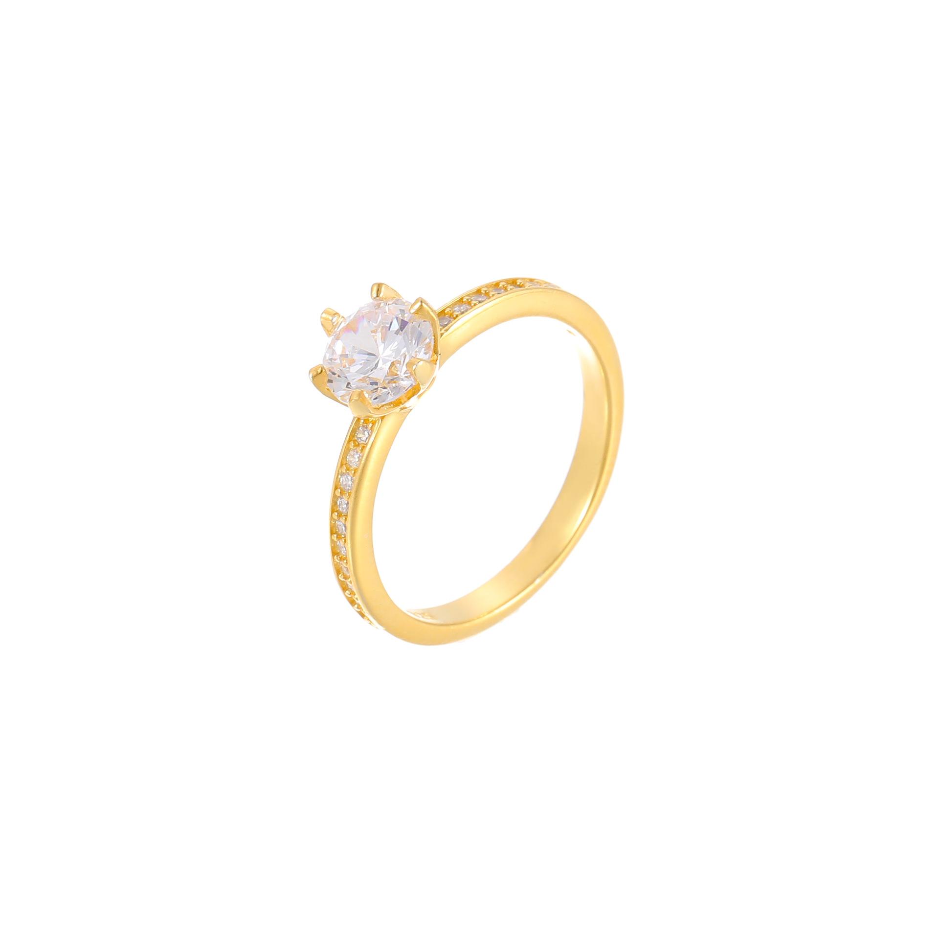 925 Sterling Silver Gold Plated Engagement Ring for Women, Round Cubic Zirconia Solitaire Dainty Promise Wedding Jewelry Gift 5 золотой
925 Sterling Silver Gold Plated Engagement Ring for Women, Round Cubic Zirconia Solitaire Dainty Promise Wedding Jewelry Gift 5 золотой
