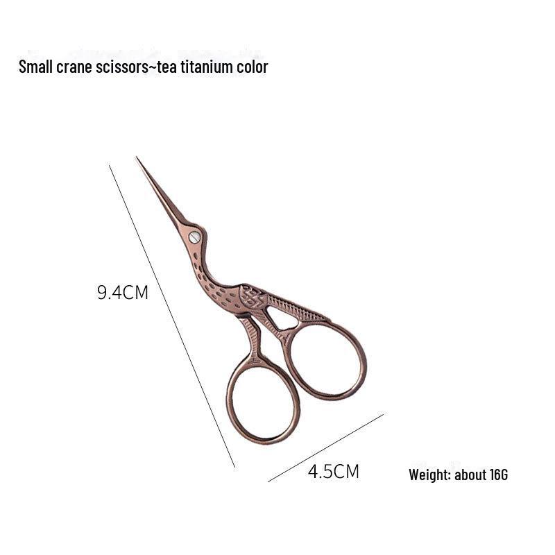 Ретро-ножиці ручної роботи у формі журавля для вишивання, вишивки хрестиком, підстригання брів і волосся в носі
Ретро-ножиці ручної роботи у формі журавля для вишивання, вишивки хрестиком, підстригання брів і волосся в носі