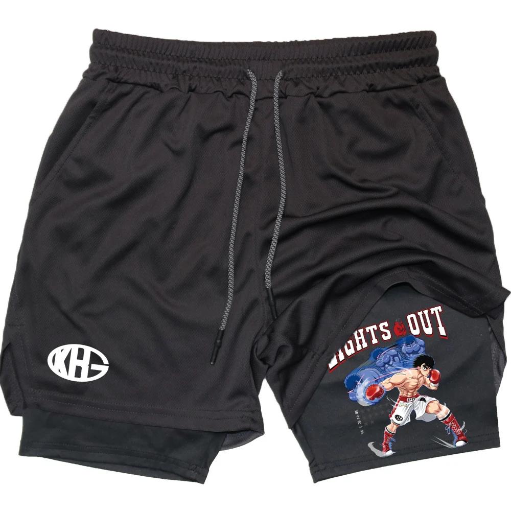 IPPO Anime Gym Shorts Men Boxing Gothic Manga 2 in 1 Compression Performance Shorts Quick Dry Athletics Short Pants Summer L
IPPO Anime Gym Shorts Men Boxing Gothic Manga 2 in 1 Compression Performance Shorts Quick Dry Athletics Short Pants Summer L
