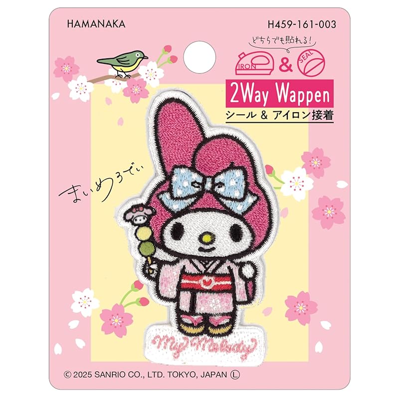 hamanaka seal & iron Adhesion 2Way patch sanrio вышивка моя мелодия Odango H459-161-3
hamanaka seal & iron Adhesion 2Way patch sanrio вышивка моя мелодия Odango H459-161-3