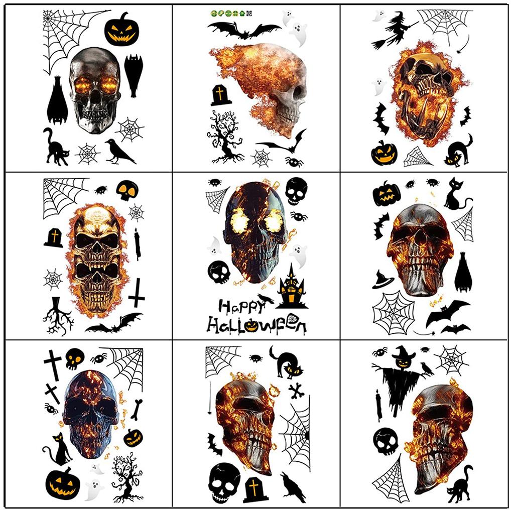 9 листов оконных наклеек Happy Halloween Party стеклянные наклейки съемные страшные украшения зеркальные наклейки
9 листов оконных наклеек Happy Halloween Party стеклянные наклейки съемные страшные украшения зеркальные наклейки