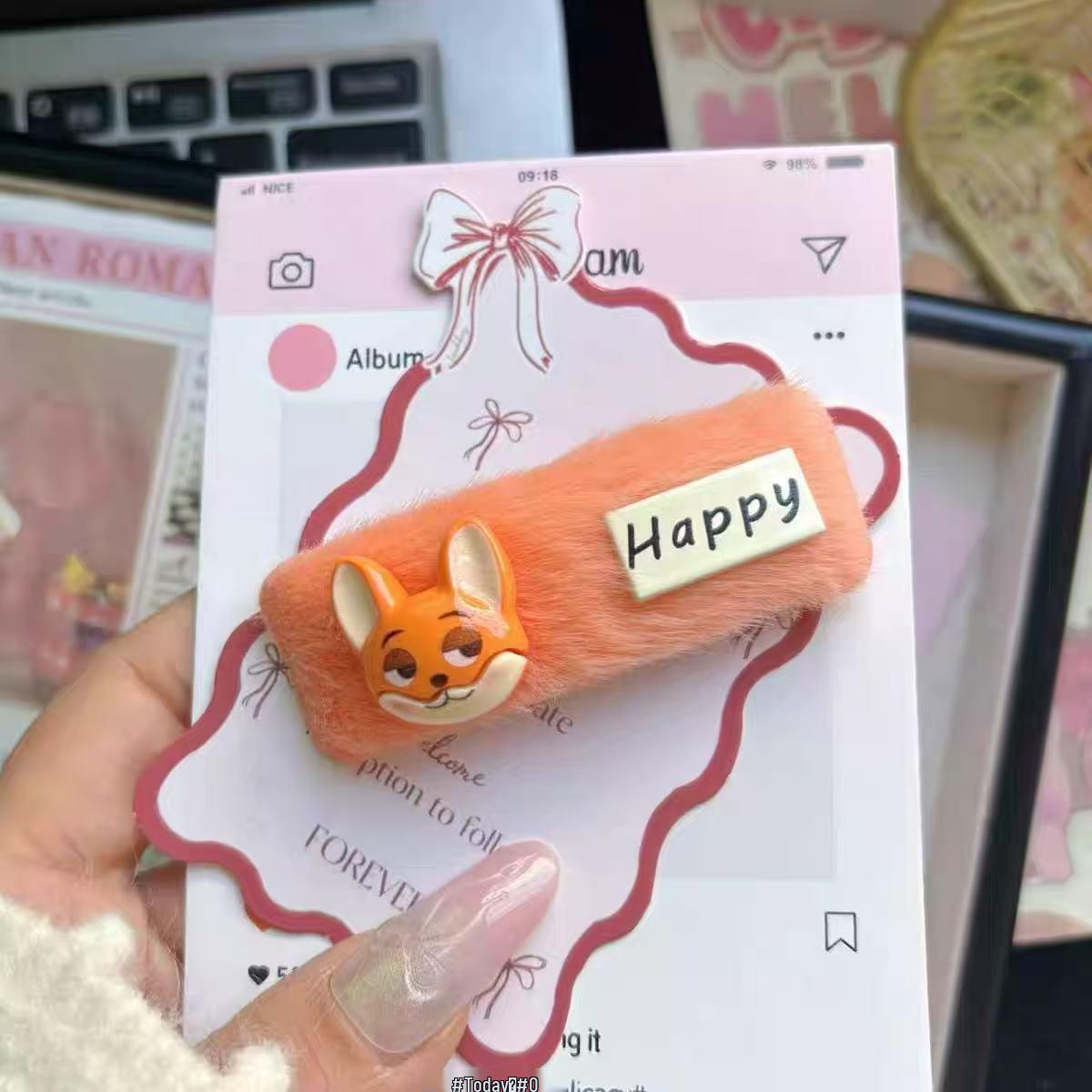 Judy Hat Plush Ears Hair Clip & Large Intestine Cartoon Hair Tie Set - Cute Autumn/Winter Accessories
Judy Hat Plush Ears Hair Clip & Large Intestine Cartoon Hair Tie Set - Cute Autumn/Winter Accessories