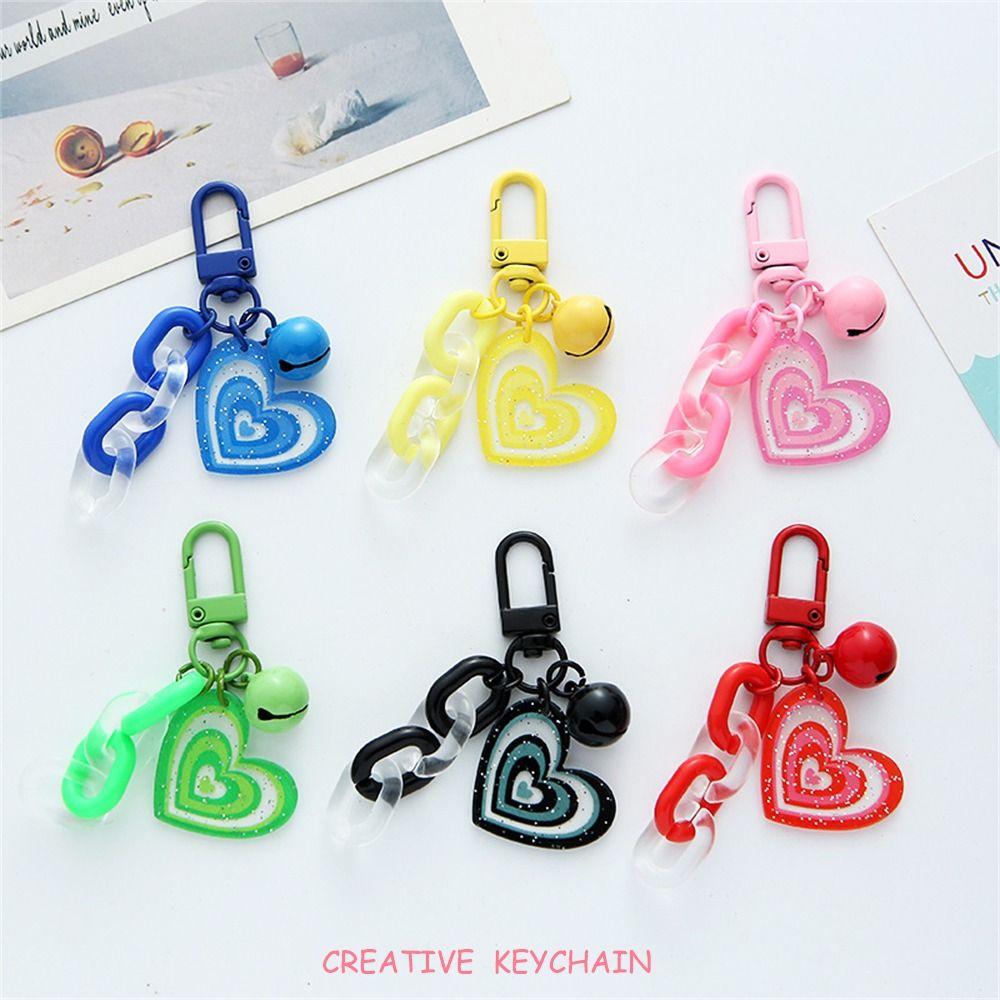 Men Jewelry Car Accessories Heart-Shaped Ornaments Car Keyring Key Ring Love Keychain Bell Pendant
Men Jewelry Car Accessories Heart-Shaped Ornaments Car Keyring Key Ring Love Keychain Bell Pendant