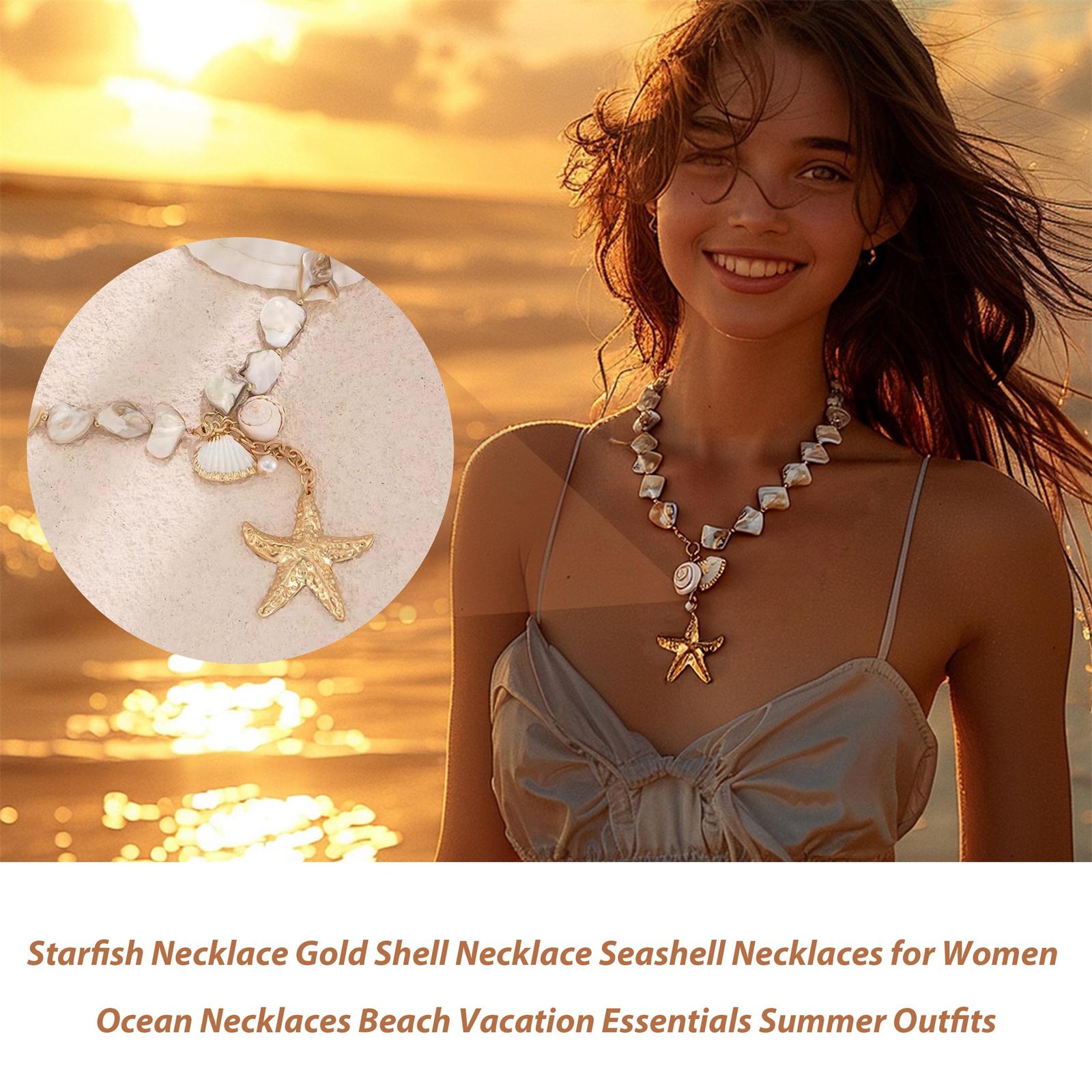 Sea Necklace for Women Adjustable Sea Charm Necklaces Beach Vacation Halloween Costumes Ocean Jewelry Accessories one size белый
Sea Necklace for Women Adjustable Sea Charm Necklaces Beach Vacation Halloween Costumes Ocean Jewelry Accessories one size белый