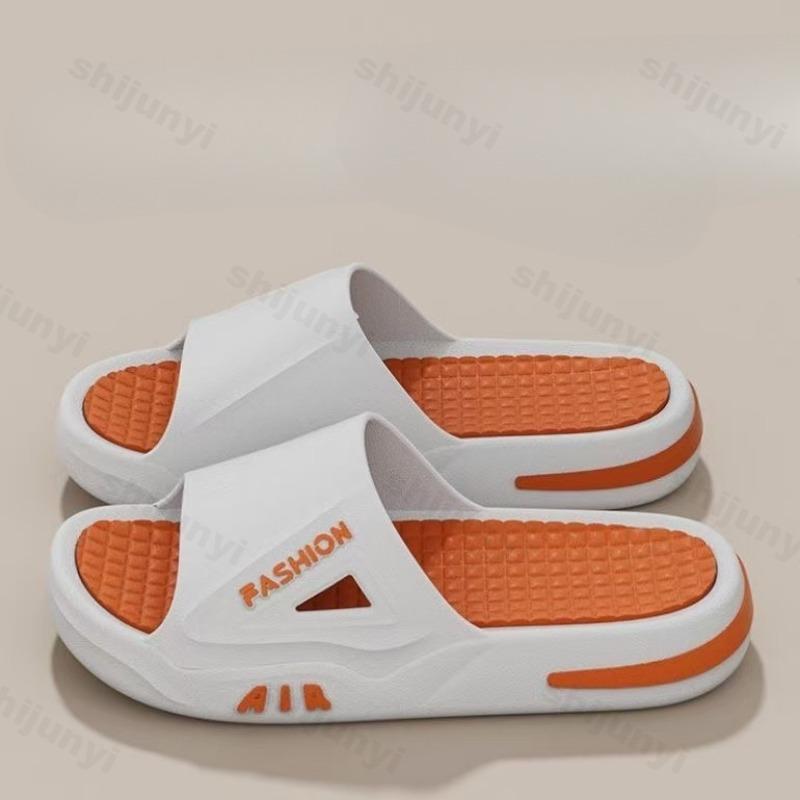 Модные мужские шлепанцы с открытым носком, нескользящие тапочки для ванной, домашняя обувь, толстая мягкая подошва, дышащие, удобные, на плоской платформе, домашние тапочки 44-45 оранжевый
Модные мужские шлепанцы с открытым носком, нескользящие тапочки для ванной, домашняя обувь, толстая мягкая подошва, дышащие, удобные, на плоской платформе, домашние тапочки 44-45 оранжевый