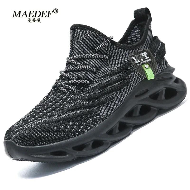 Кроссовки MAEDEF для бега, мужские кроссовки, спортивные, легкие, черные, теннисные, Zapatillas, большой размер 39-48, женская обувь 39 чёрный
Кроссовки MAEDEF для бега, мужские кроссовки, спортивные, легкие, черные, теннисные, Zapatillas, большой размер 39-48, женская обувь 39 чёрный