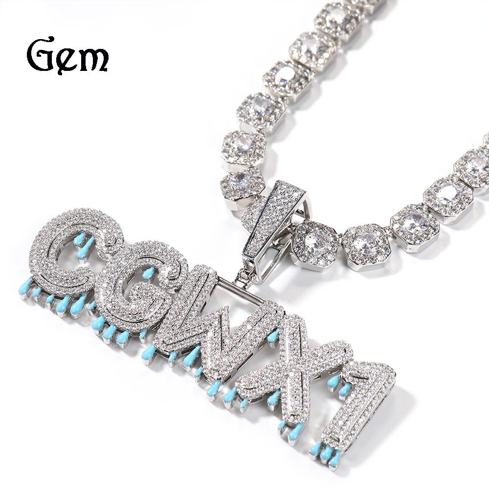 Hip-hop luminous water drop crown letter splicing pendant necklace personalized copper inlaid zircon jewelry 1 letter (send a 24inch twist chain) срібний
Hip-hop luminous water drop crown letter splicing pendant necklace personalized copper inlaid zircon jewelry 1 letter (send a 24inch twist chain) срібний