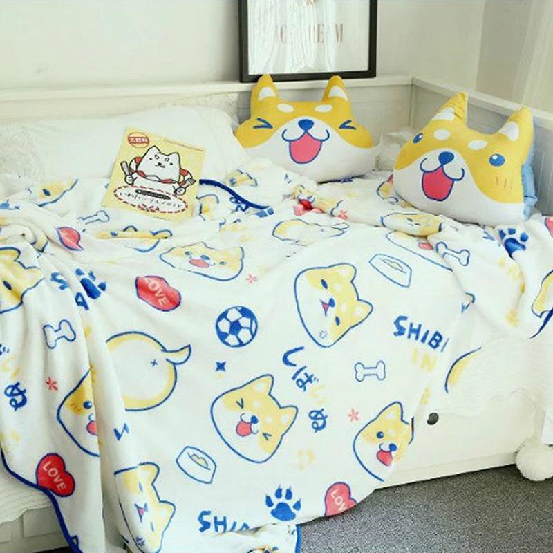 Cartoon Akita Shiba Inu Printed Blanket Boys Girls Gift Coral Fleece Blanket Summer Air Condition Throw Blanket 95x100cm
Cartoon Akita Shiba Inu Printed Blanket Boys Girls Gift Coral Fleece Blanket Summer Air Condition Throw Blanket 95x100cm