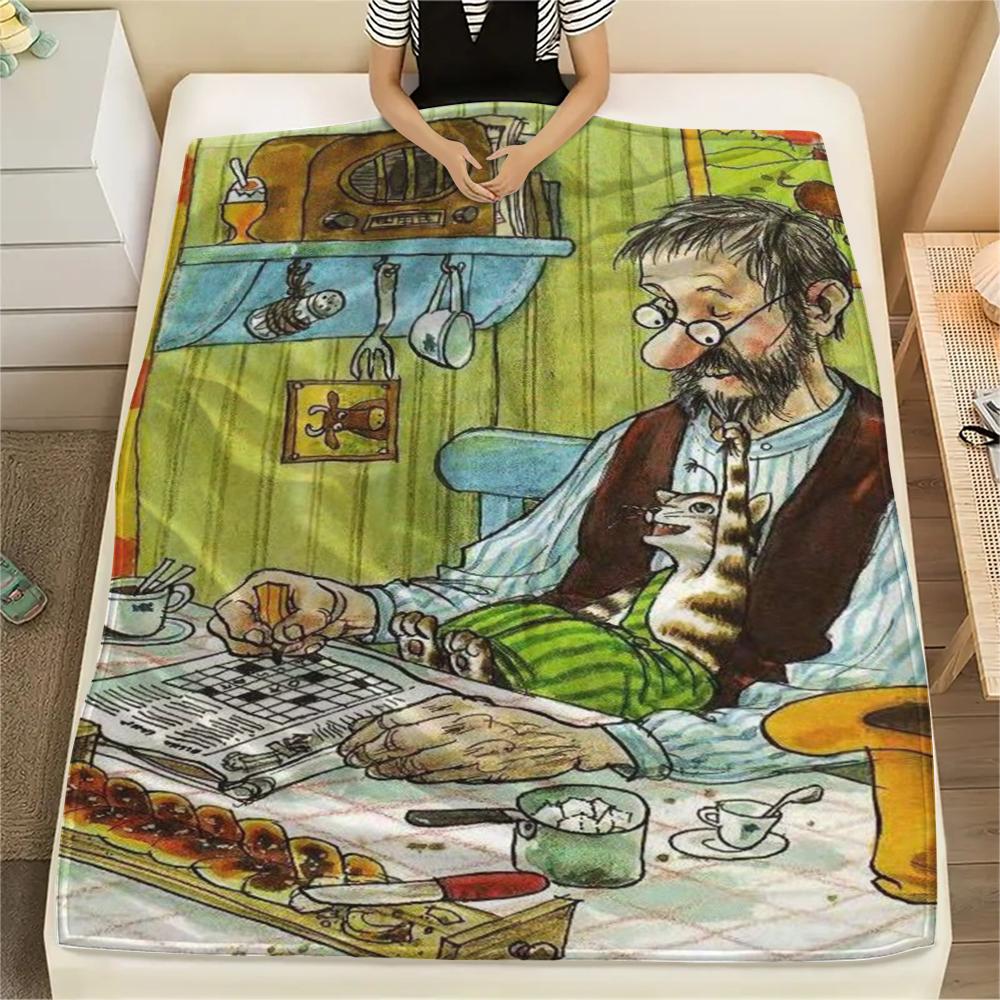 1PC Pettson and Findus Print Flannel Blanket, High quality Comfortable for All Seasons, Home Decor, Warmth and Comfort, Perfect for Christmas Gifts107 150cm x 200cm
1PC Pettson and Findus Print Flannel Blanket, High quality Comfortable for All Seasons, Home Decor, Warmth and Comfort, Perfect for Christmas Gifts107 150cm x 200cm