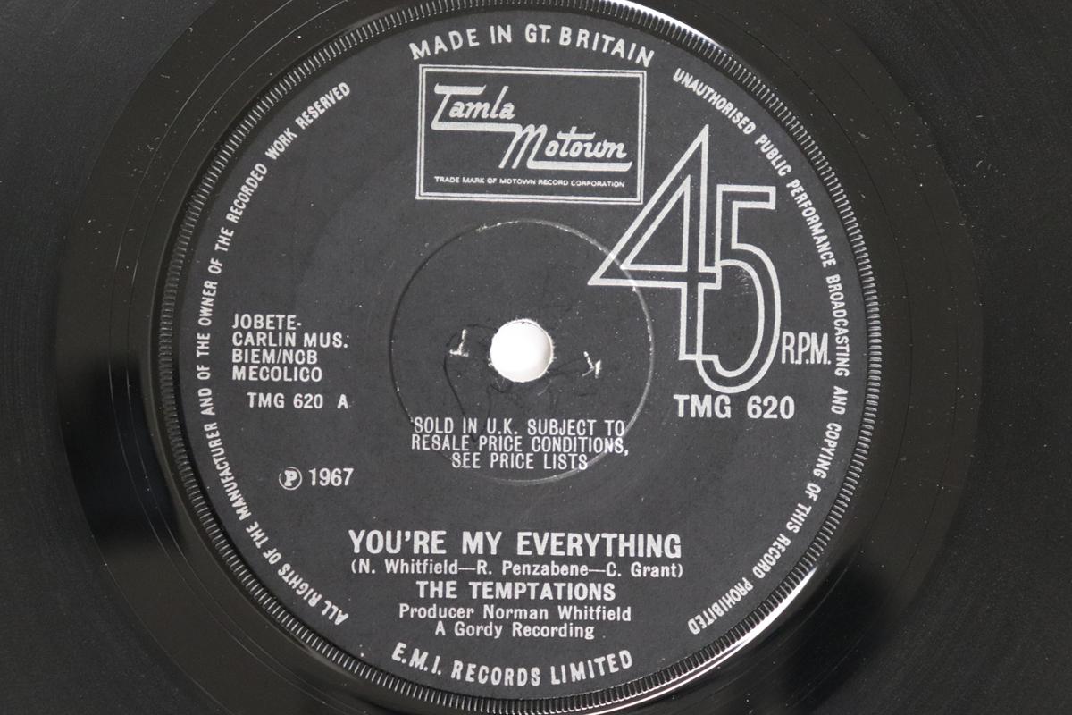7inch Record TEMPTATIONS - You re My Everything / I ve Been Go TMG620 TAMLA MOTOWN 1967 UK Soul/Funk Used
7inch Record TEMPTATIONS - You re My Everything / I ve Been Go TMG620 TAMLA MOTOWN 1967 UK Soul/Funk Used