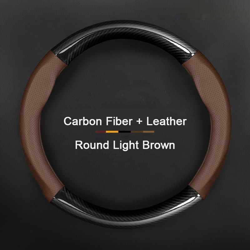 Fits For Tesla Model 3 Model X Model S Model Y Car Carbon Fiber Leather Steering Wheel Cover Car Interior Decorative Accessories
Fits For Tesla Model 3 Model X Model S Model Y Car Carbon Fiber Leather Steering Wheel Cover Car Interior Decorative Accessories
