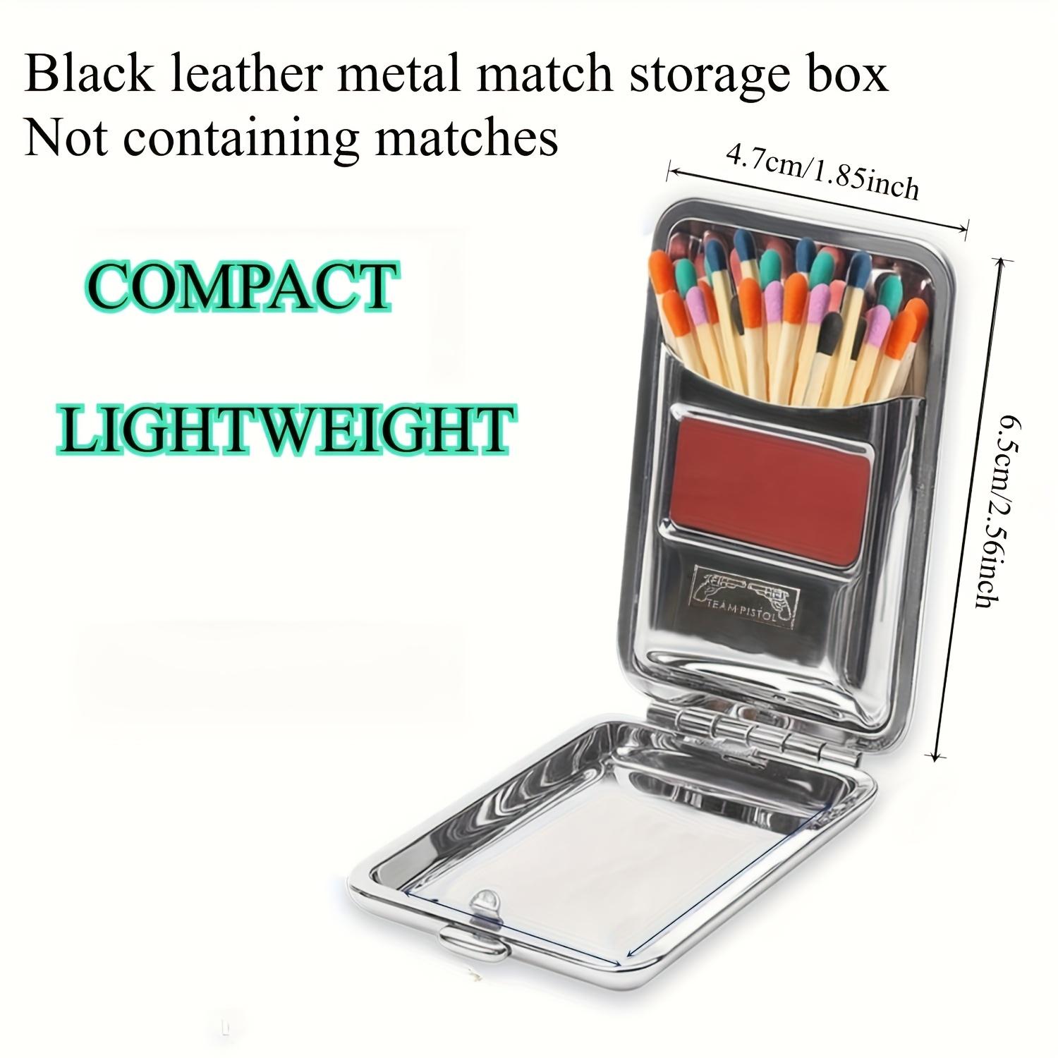 Matchbox Sealed Tin Stainless Steel Waterproof Dustproof Pill Storage Box Survival Tool Kit Retro Metal Storage Box Accessories
Matchbox Sealed Tin Stainless Steel Waterproof Dustproof Pill Storage Box Survival Tool Kit Retro Metal Storage Box Accessories