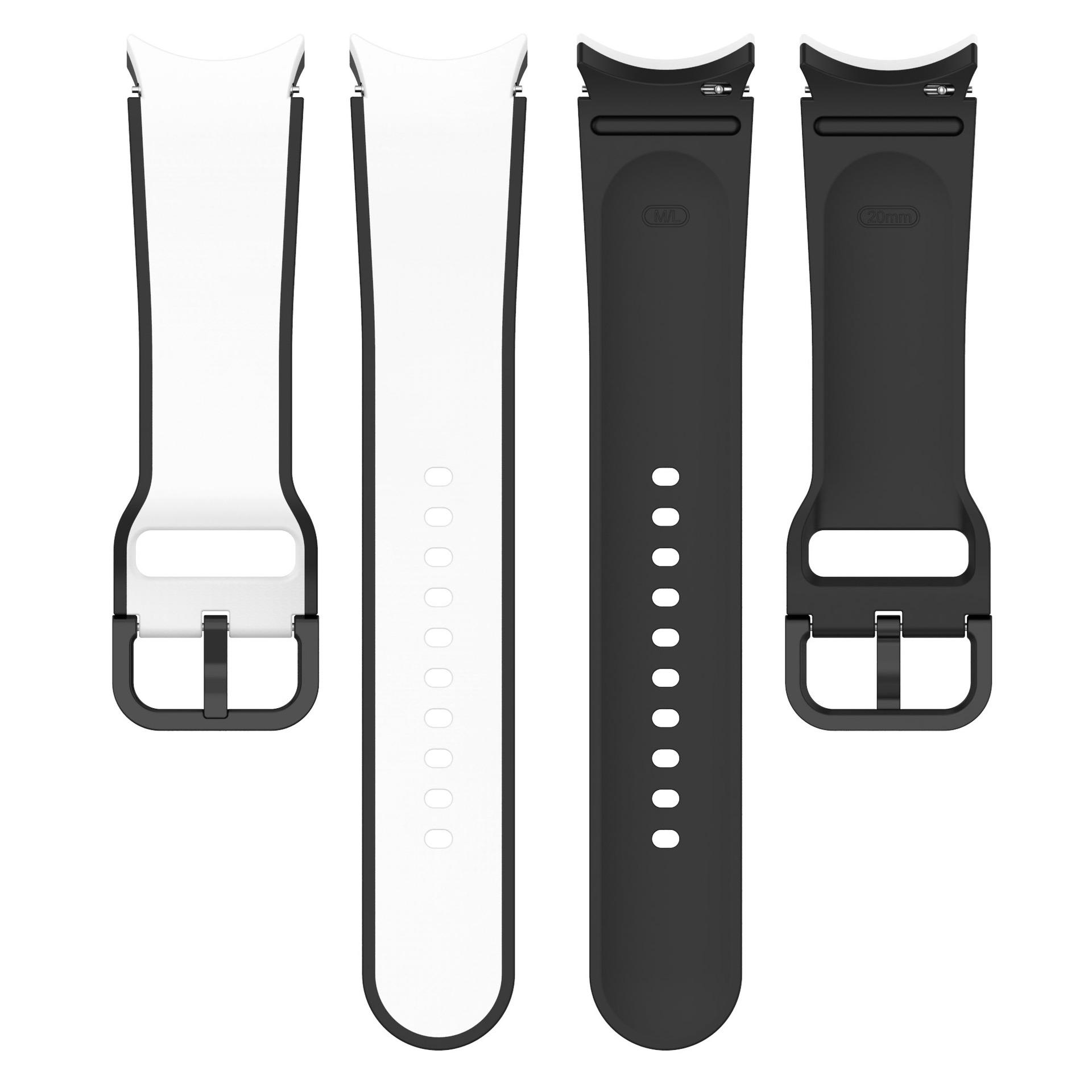 KALEBOL Dual Color Silicone Strap for Samsung Galaxy Watch7/Watch FE 40mm/Watch6/Watch 5 Watch Band Olive Green+Black
KALEBOL Dual Color Silicone Strap for Samsung Galaxy Watch7/Watch FE 40mm/Watch6/Watch 5 Watch Band Olive Green+Black