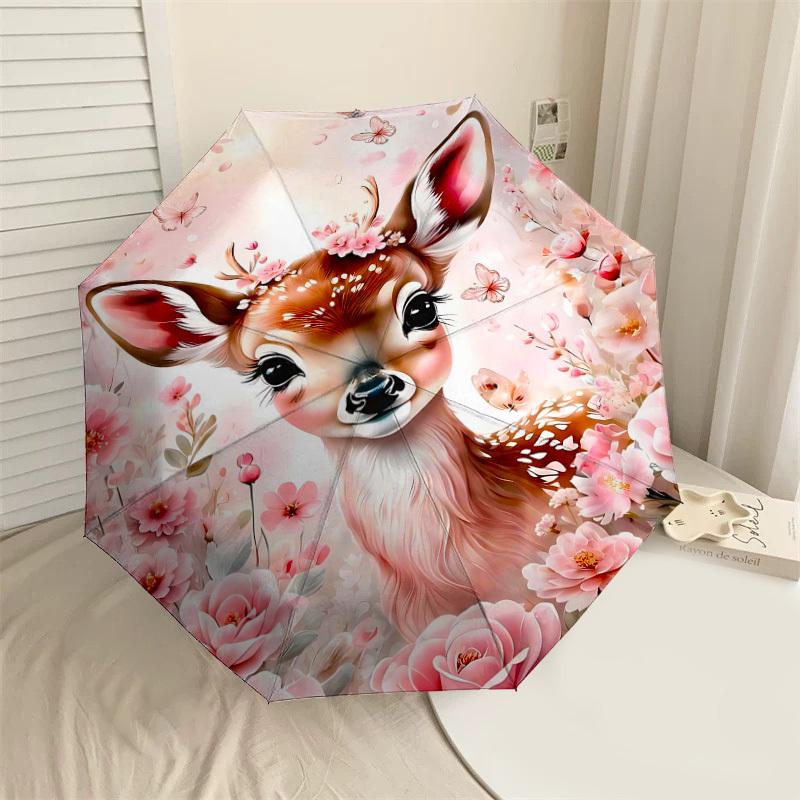 1PC Deer Umbrella-8-Rib Reinforced, Automatic Open, Lightweight & Durable, Fashion Accessory for Outdoor, H0364
1PC Deer Umbrella-8-Rib Reinforced, Automatic Open, Lightweight & Durable, Fashion Accessory for Outdoor, H0364