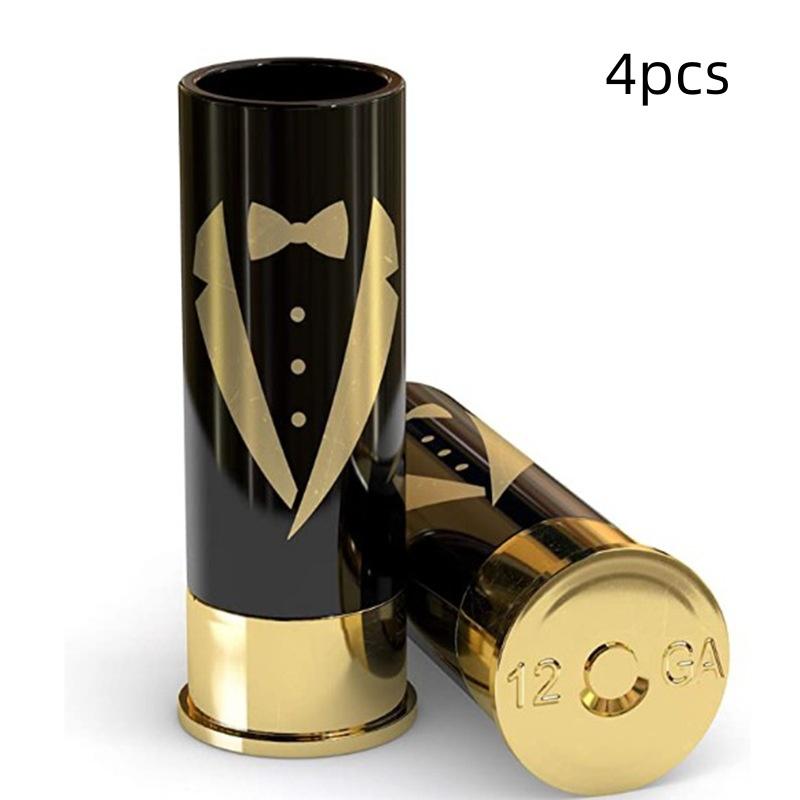 4pcs, Shot glass Cups, Plastic Bullet Shaped Tequila Glasses, For Bar, Pub, Club, Restaurant, Home Use, Drinkware 1.5 oz
4pcs, Shot glass Cups, Plastic Bullet Shaped Tequila Glasses, For Bar, Pub, Club, Restaurant, Home Use, Drinkware 1.5 oz