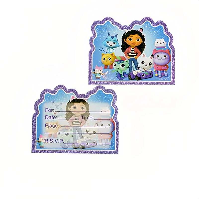 Cartoon Gabby Doll Party Decoration Set: Flags, Balloons, Cups for Birthday Celebrations
Cartoon Gabby Doll Party Decoration Set: Flags, Balloons, Cups for Birthday Celebrations