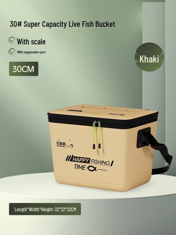 Durable Multi-Function Fishing Bucket with Anti-Slip Base
Durable Multi-Function Fishing Bucket with Anti-Slip Base