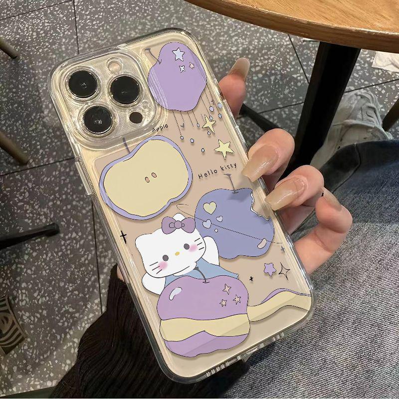 Фиолетовый мультяшный чехол для телефона Hello Kitty Apple 17 Pro Max - Прозрачный космический дизайн, Совместим с Apple 14, 15, 16 Pro Apple 13 Pro Max
Фиолетовый мультяшный чехол для телефона Hello Kitty Apple 17 Pro Max - Прозрачный космический дизайн, Совместим с Apple 14, 15, 16 Pro Apple 13 Pro Max