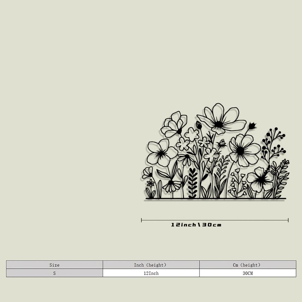 1pc Vintage Iron Flower Wall Art, Spring Rustic Metal Decor for Living Room Bedroom Patio, Outdoor Indoor Christmas Gift for Front Door Size/S 30cm/12inch
1pc Vintage Iron Flower Wall Art, Spring Rustic Metal Decor for Living Room Bedroom Patio, Outdoor Indoor Christmas Gift for Front Door Size/S 30cm/12inch