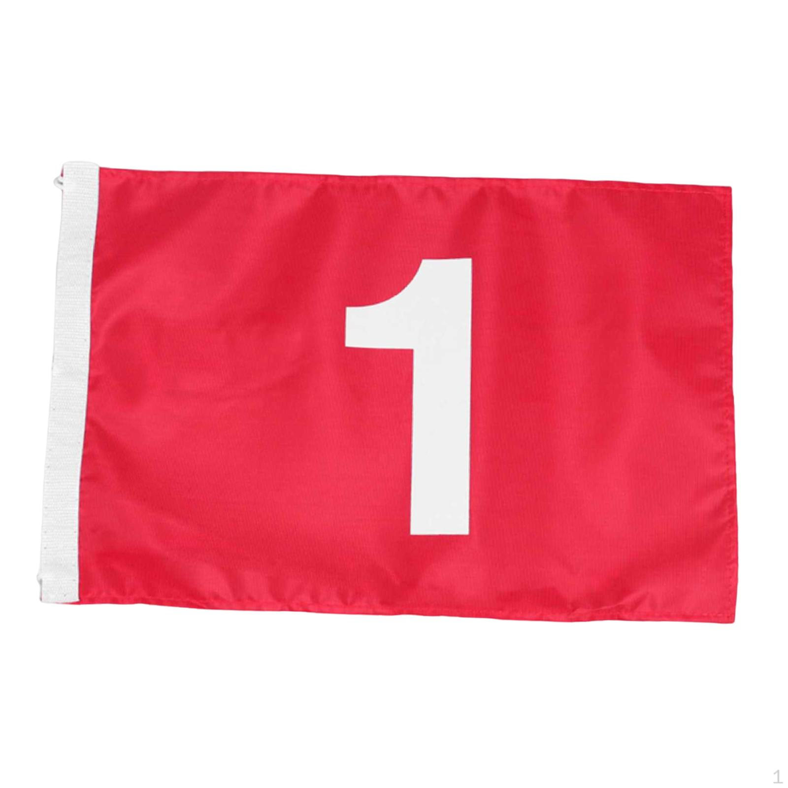 19.3 X 12.6 Inch Golf Flag with Red Pin for Country Club Training, Gift Outdoor Golfers. 1
19.3 X 12.6 Inch Golf Flag with Red Pin for Country Club Training, Gift Outdoor Golfers. 1