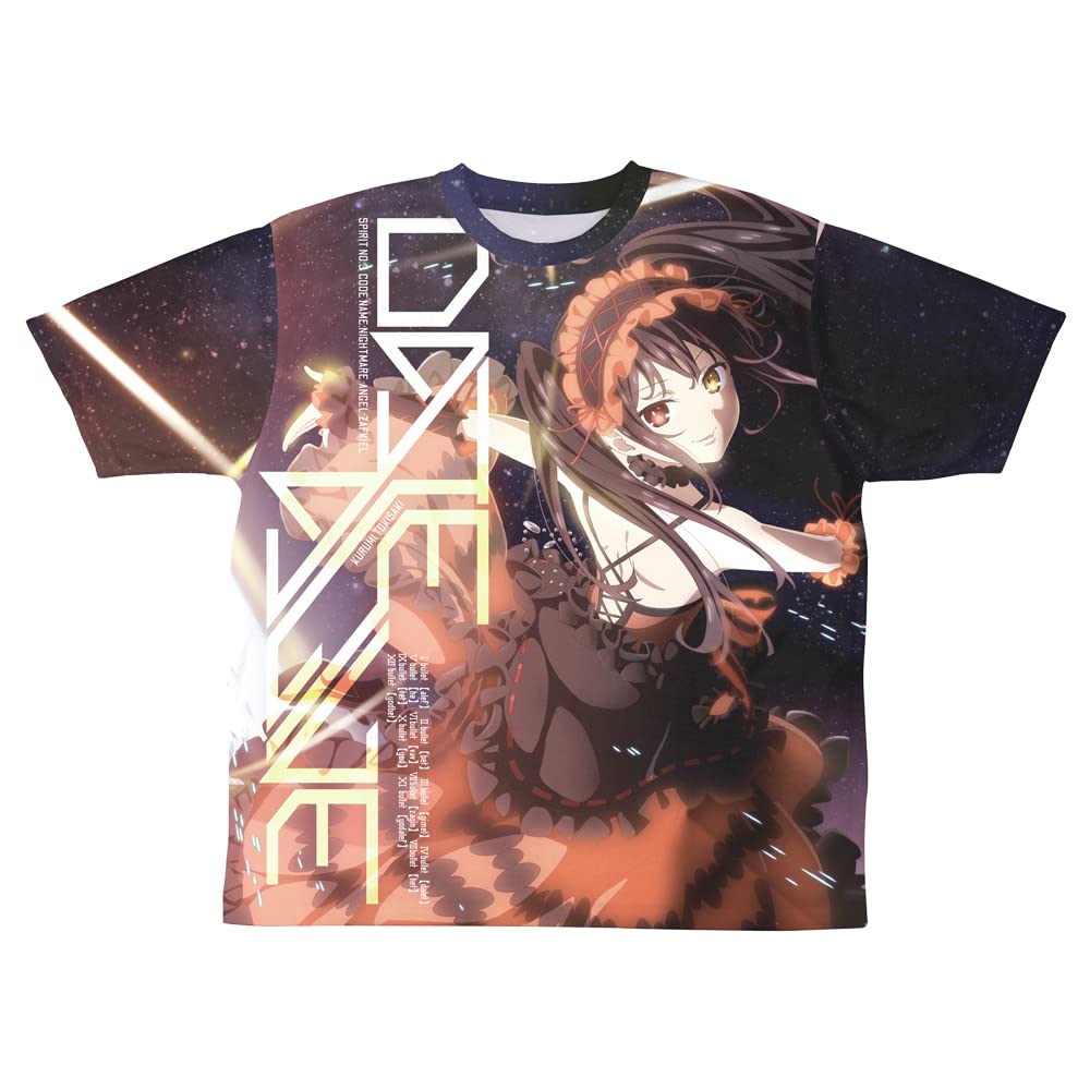 Футболка с двухсторонним принтом 2D Cospa Date A Live IV Kurumi Tokisaki, размер XL, полиэстер
Футболка с двухсторонним принтом 2D Cospa Date A Live IV Kurumi Tokisaki, размер XL, полиэстер