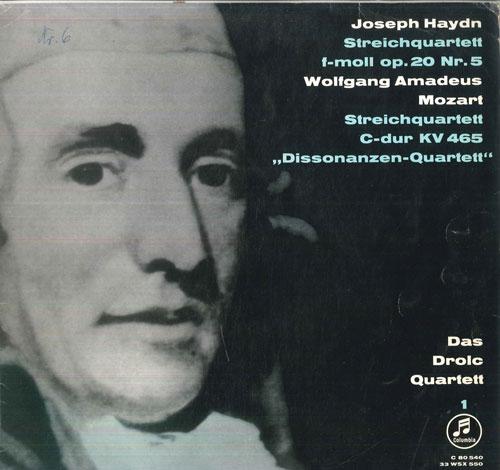 LP Record GROLC QUARTETT - Haydn Streichquartett F-moll, Op20- C80540 COLUMBIA Germany Classical Used
LP Record GROLC QUARTETT - Haydn Streichquartett F-moll, Op20- C80540 COLUMBIA Germany Classical Used