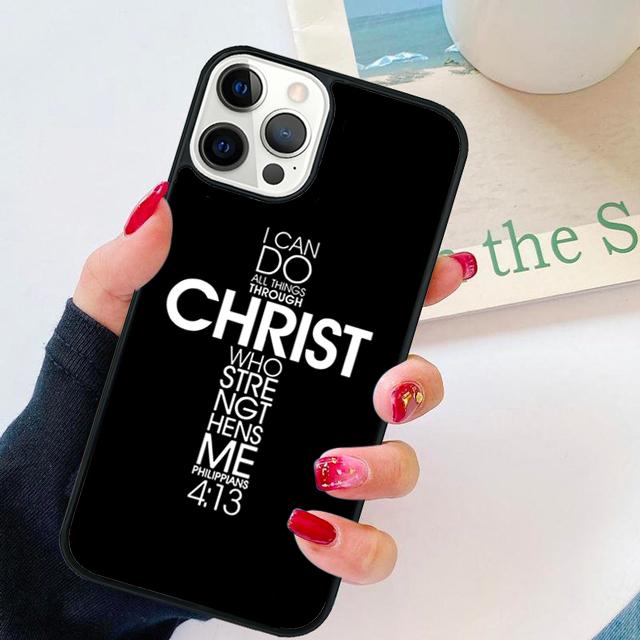 Christ Jesus Bible Verse Cross Phone Case for iPhone 17 Air 16 15 14 12 13 PLUS 11 PRO MAX coque Cover Fundas iPhone 11pro max
Christ Jesus Bible Verse Cross Phone Case for iPhone 17 Air 16 15 14 12 13 PLUS 11 PRO MAX coque Cover Fundas iPhone 11pro max