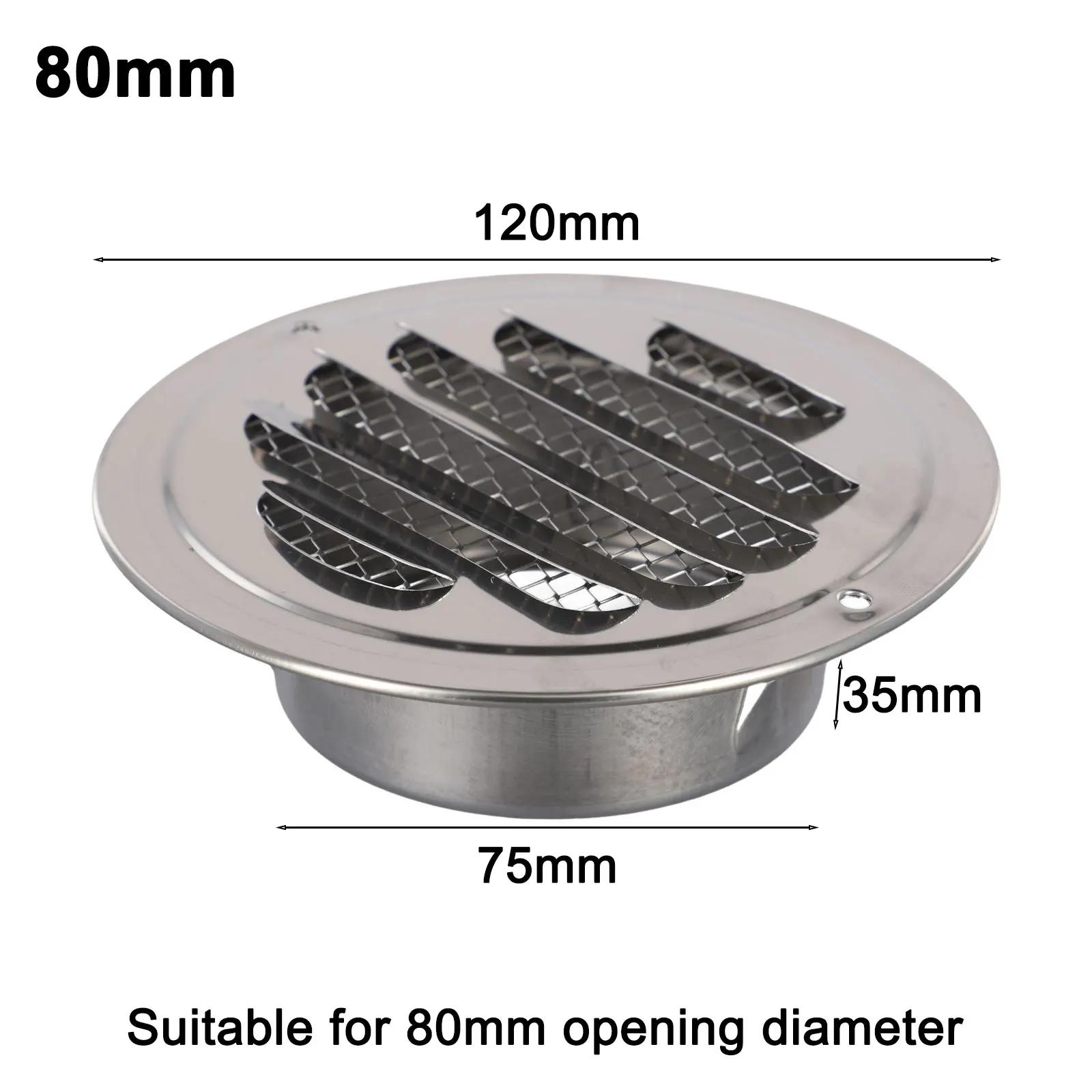 1Pc 70-300mm Round Stainless Steel Air Vent Grille Insect Protection Home Exterior Wall Ducting Ventilation Tool Vents
1Pc 70-300mm Round Stainless Steel Air Vent Grille Insect Protection Home Exterior Wall Ducting Ventilation Tool Vents