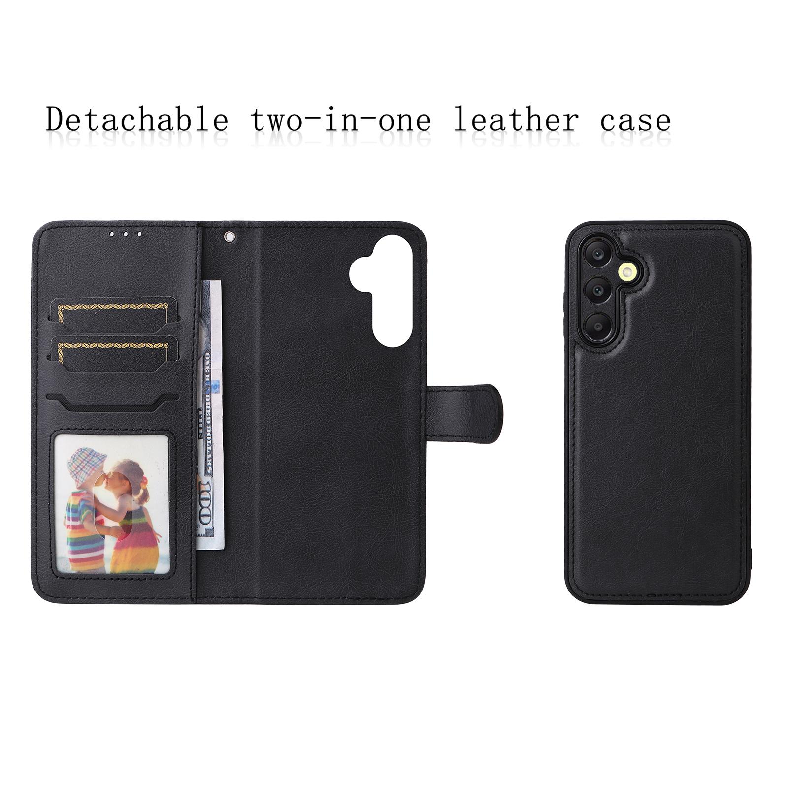 For Samsung Galaxy A25 5G (Global) (161.0 x 76.5 x 8.3mm) Case 2 in 1 Detachable Magnetic Leather Wallet Mobile Cover with Strap Black
For Samsung Galaxy A25 5G (Global) (161.0 x 76.5 x 8.3mm) Case 2 in 1 Detachable Magnetic Leather Wallet Mobile Cover with Strap Black