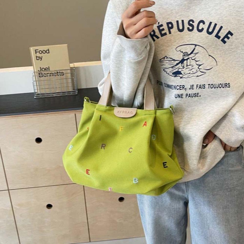 Korean Style Letter Embroidery Tote Bag Printing Women Crossbody Bag Canvas Shoulder Bag Outdoor чёрный
Korean Style Letter Embroidery Tote Bag Printing Women Crossbody Bag Canvas Shoulder Bag Outdoor чёрный