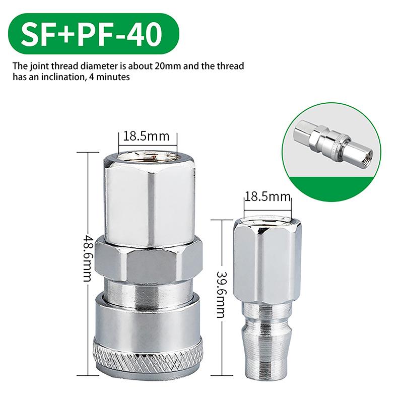 2pcs/set Fitting European Standard EU Euro Type Quick Coupling Connector Coupler Pneumatic
2pcs/set Fitting European Standard EU Euro Type Quick Coupling Connector Coupler Pneumatic