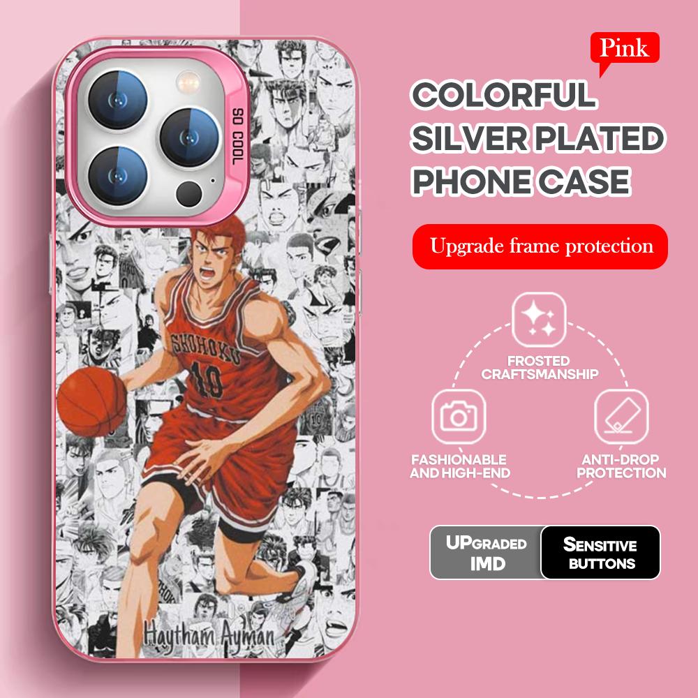 Чехол для телефона Japanese Anime Slam Dunk розовый IMD Цветной Серебристый Подходящий мягкий чехол для iPhone 16 15 14 13 12 11 XS Pro Max iPhone 16 Pro
Чехол для телефона Japanese Anime Slam Dunk розовый IMD Цветной Серебристый Подходящий мягкий чехол для iPhone 16 15 14 13 12 11 XS Pro Max iPhone 16 Pro
