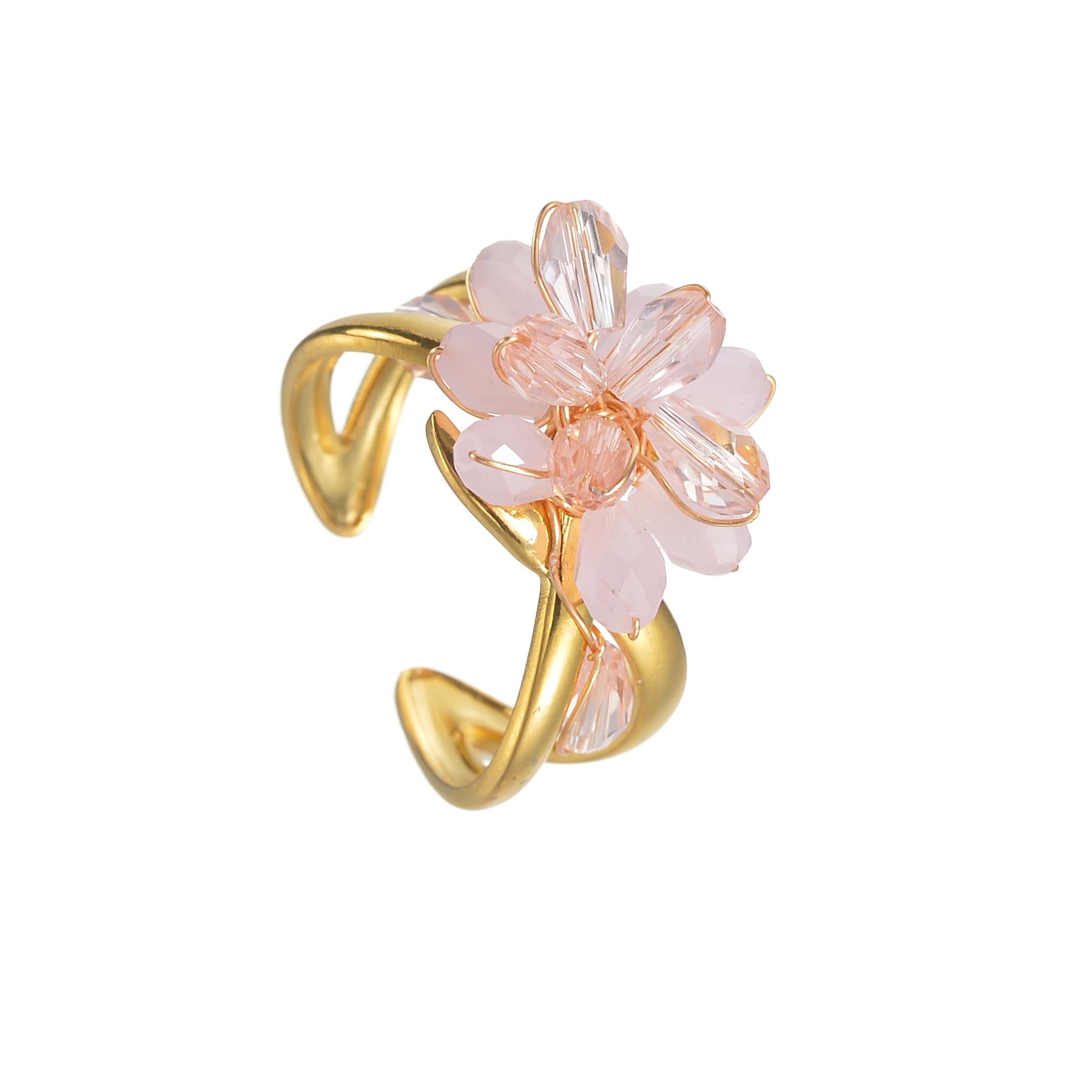 Atoztide Fashion Beaded Flower Open Ring For Women Stainless Steel Exquisite Colored Flower Adjustable Finger Ring Jewelry Gift
Atoztide Fashion Beaded Flower Open Ring For Women Stainless Steel Exquisite Colored Flower Adjustable Finger Ring Jewelry Gift