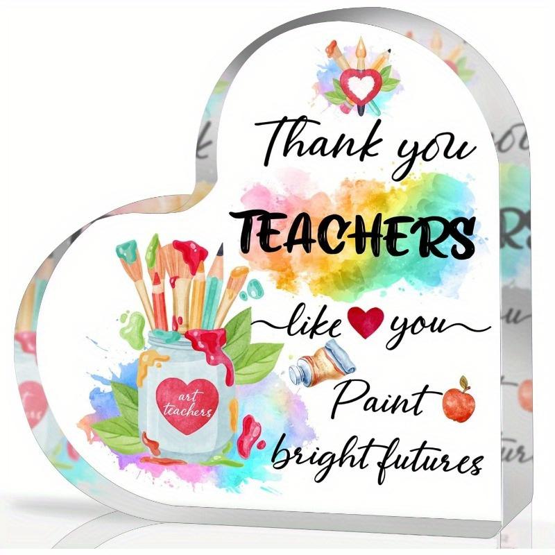 Art Teacher Heart Plaque - Unique Appreciation Gift for Educators Retirement & Graduation
Art Teacher Heart Plaque - Unique Appreciation Gift for Educators Retirement & Graduation
