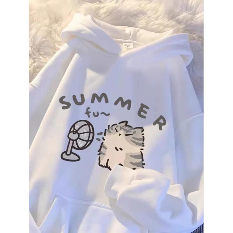 Girls Autumn/Winter Cartoon Cat Hoodie - Loose, Thickened, Plus Velvet for Older Kids 120 cm
Girls Autumn/Winter Cartoon Cat Hoodie - Loose, Thickened, Plus Velvet for Older Kids 120 cm