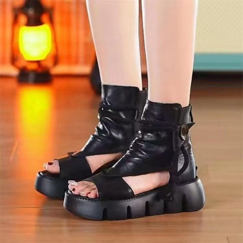 Muffin thick-soled summer new high-top sandals women s casual fashion versatile mid-top shoes tide 35 чёрный
Muffin thick-soled summer new high-top sandals women s casual fashion versatile mid-top shoes tide 35 чёрный