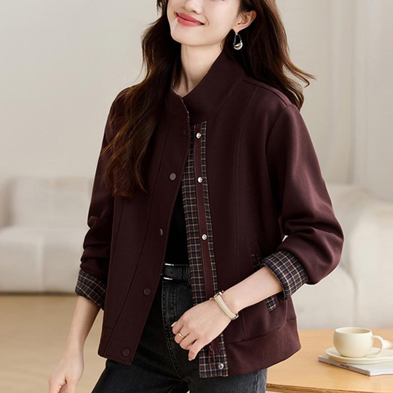 Women s 2025 Plaid Patchwork Stand-up Collar Spring Jacket - Versatile Casual Fashion Sweatshirt Top M (suggested 90-118 jin) серый
Women s 2025 Plaid Patchwork Stand-up Collar Spring Jacket - Versatile Casual Fashion Sweatshirt Top M (suggested 90-118 jin) серый