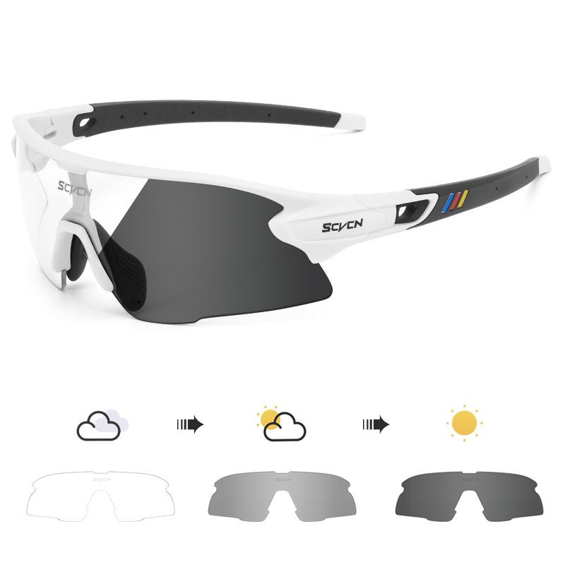 Cycling glasses color-changing road bike windproof myopia running sunglasses sports goggles for men and women
Cycling glasses color-changing road bike windproof myopia running sunglasses sports goggles for men and women