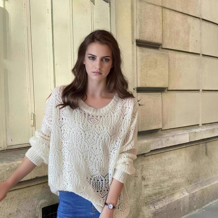 Европейский и американский ажурный трикотаж, тонкий свободный топ, весенне-летняя верхняя одежда, накидка, женская рубашка для защиты от солнца, рубашка для кондиционера XL
Европейский и американский ажурный трикотаж, тонкий свободный топ, весенне-летняя верхняя одежда, накидка, женская рубашка для защиты от солнца, рубашка для кондиционера XL